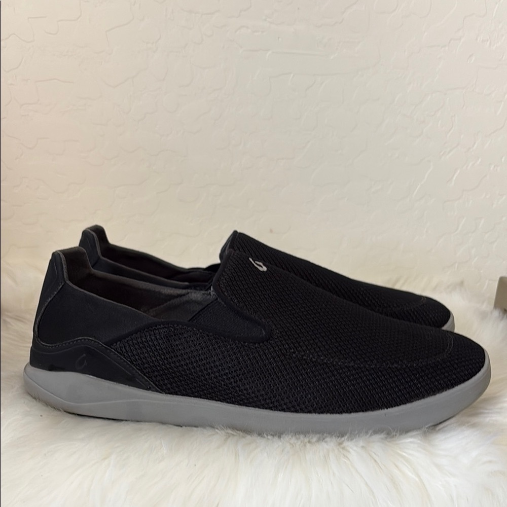OluKai Nohea Mesh Dark Brown Casual Slip On Shoes Men’s Sz 14 - Picture 3 of 7